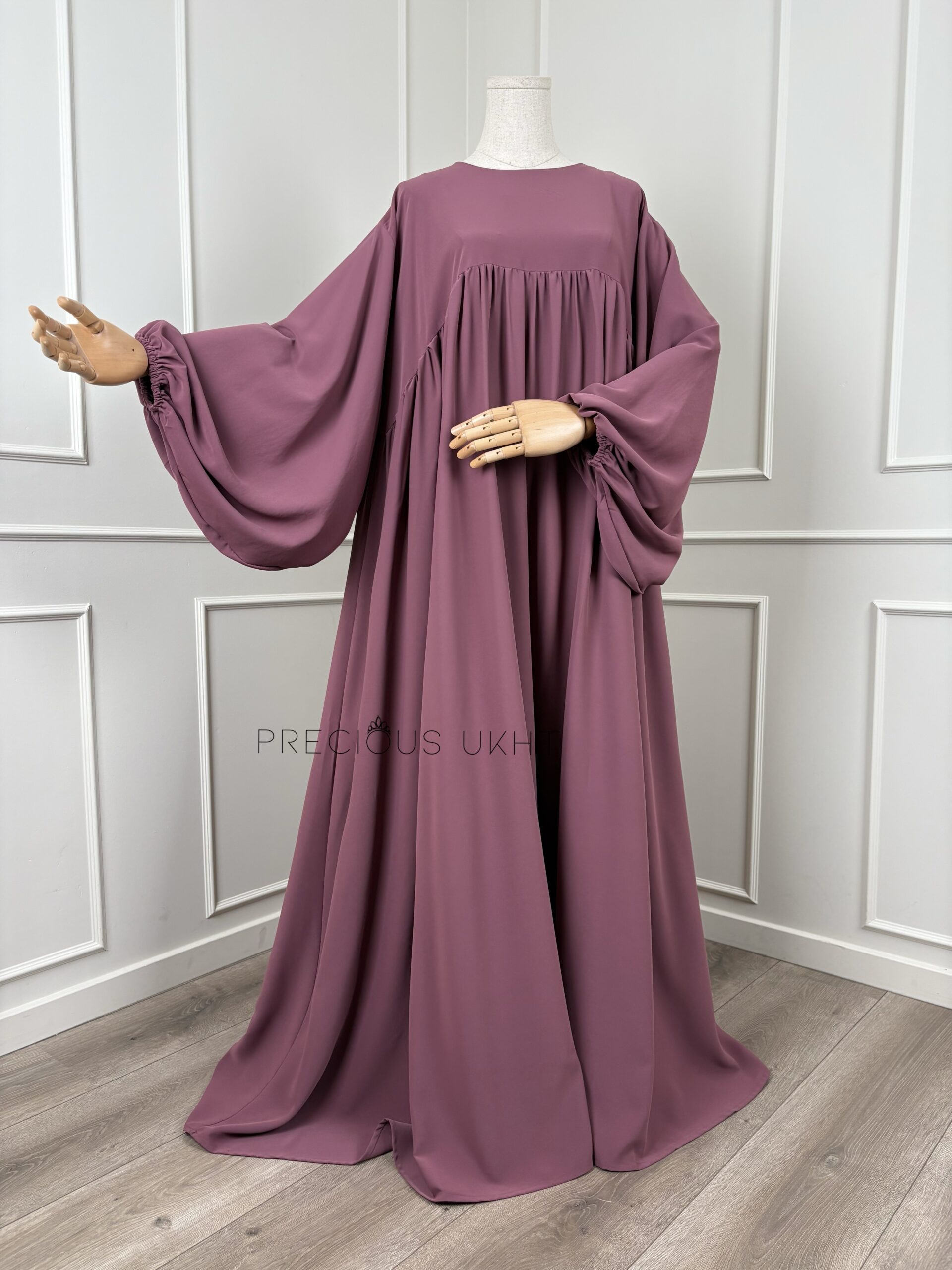 Zahra Abaya 'Mauve Rose'