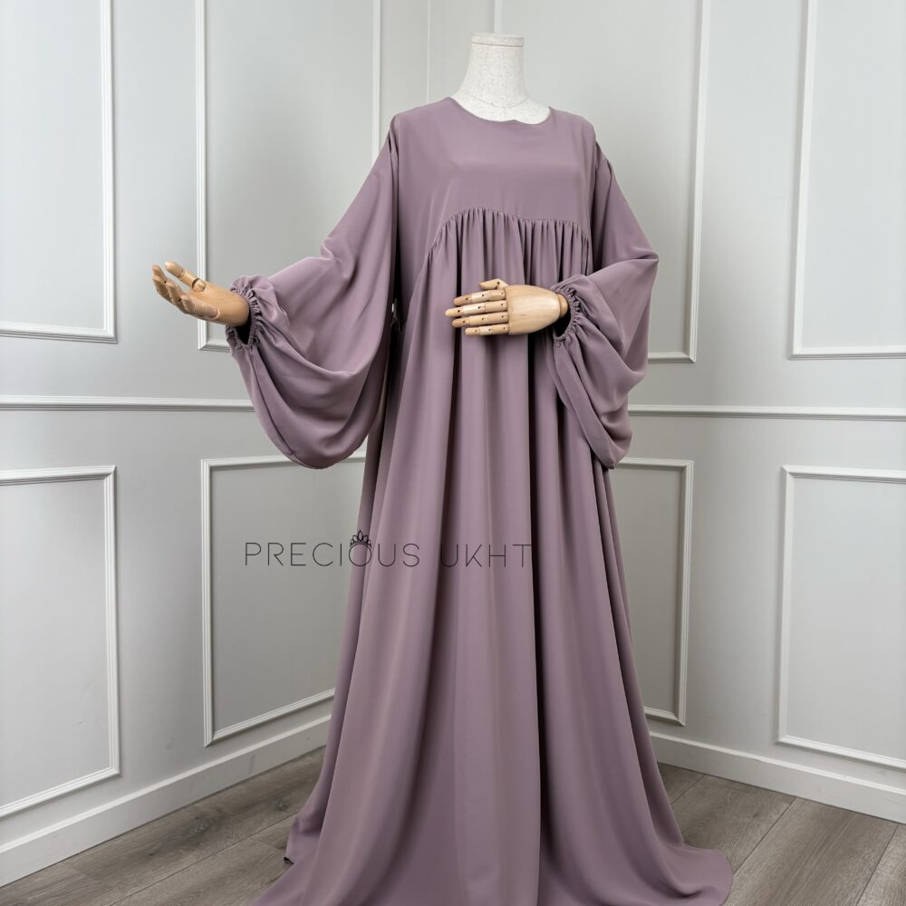 Zahra Abaya ‘Mauvie Grey'
