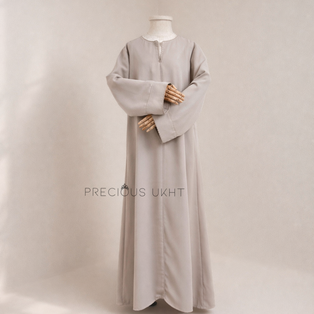 Kids Abaya Maryam 'Soft Beige'