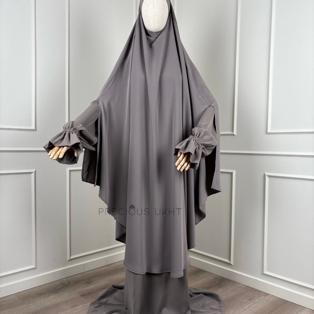 Alternative view of Assiyah Abaya ‘Dark Taupe'