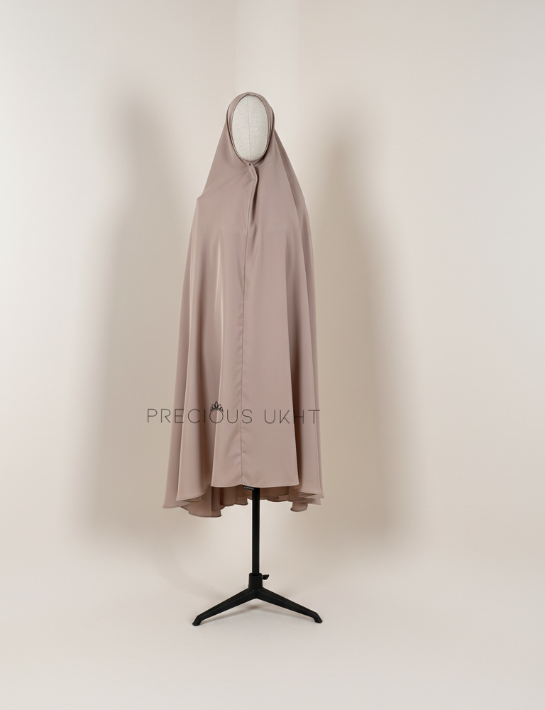 Korean Extra Long Khimaar 'Soft Silk Stone'