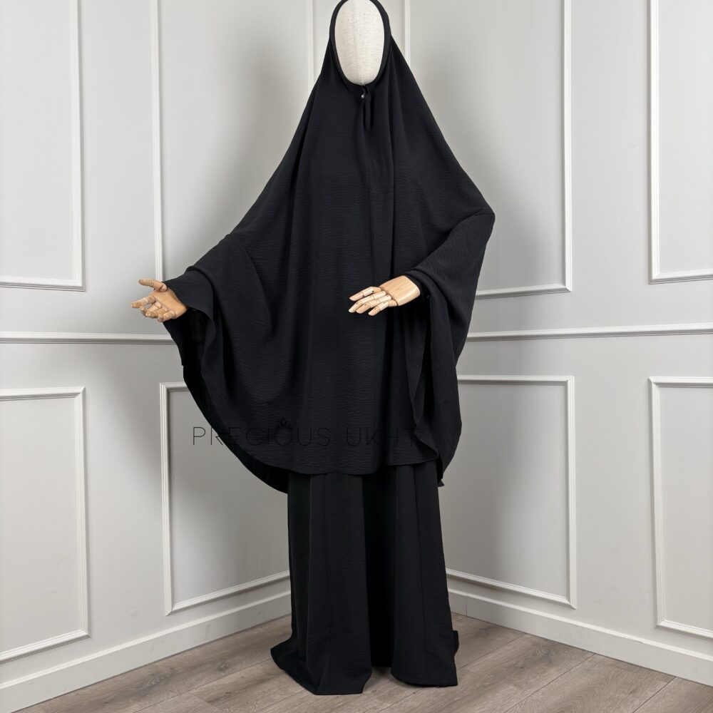 Alternative view of Precious Ukht Stretch Knie Khimaar ‘Black’