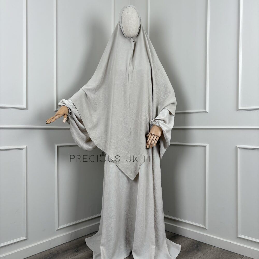 Precious Ukht Stretch Amira Khimaar 'Light Beige'