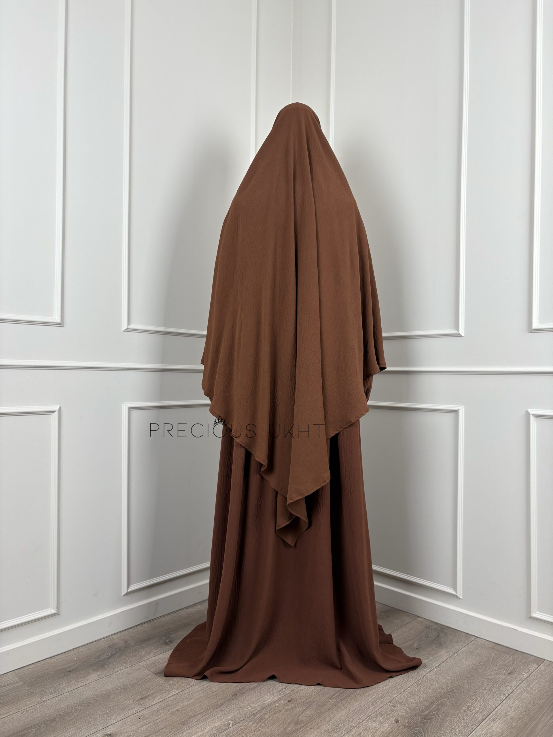 Precious Ukht Stretch Amira Khimaar 'Mokka' - Afbeelding 2