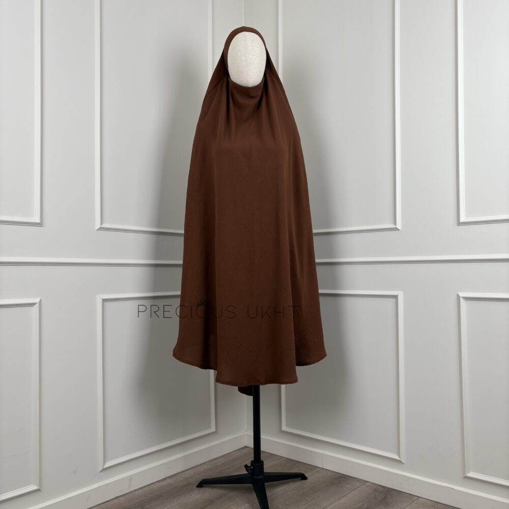 Precious Ukht Tieback Stretch Knie Khimaar ‘Mokka'