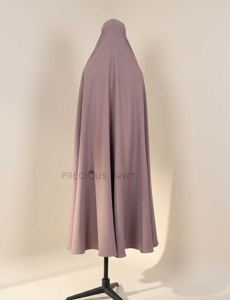 Alternative view of Luxury Extra Long Khimaar 'Mauvie Brown'