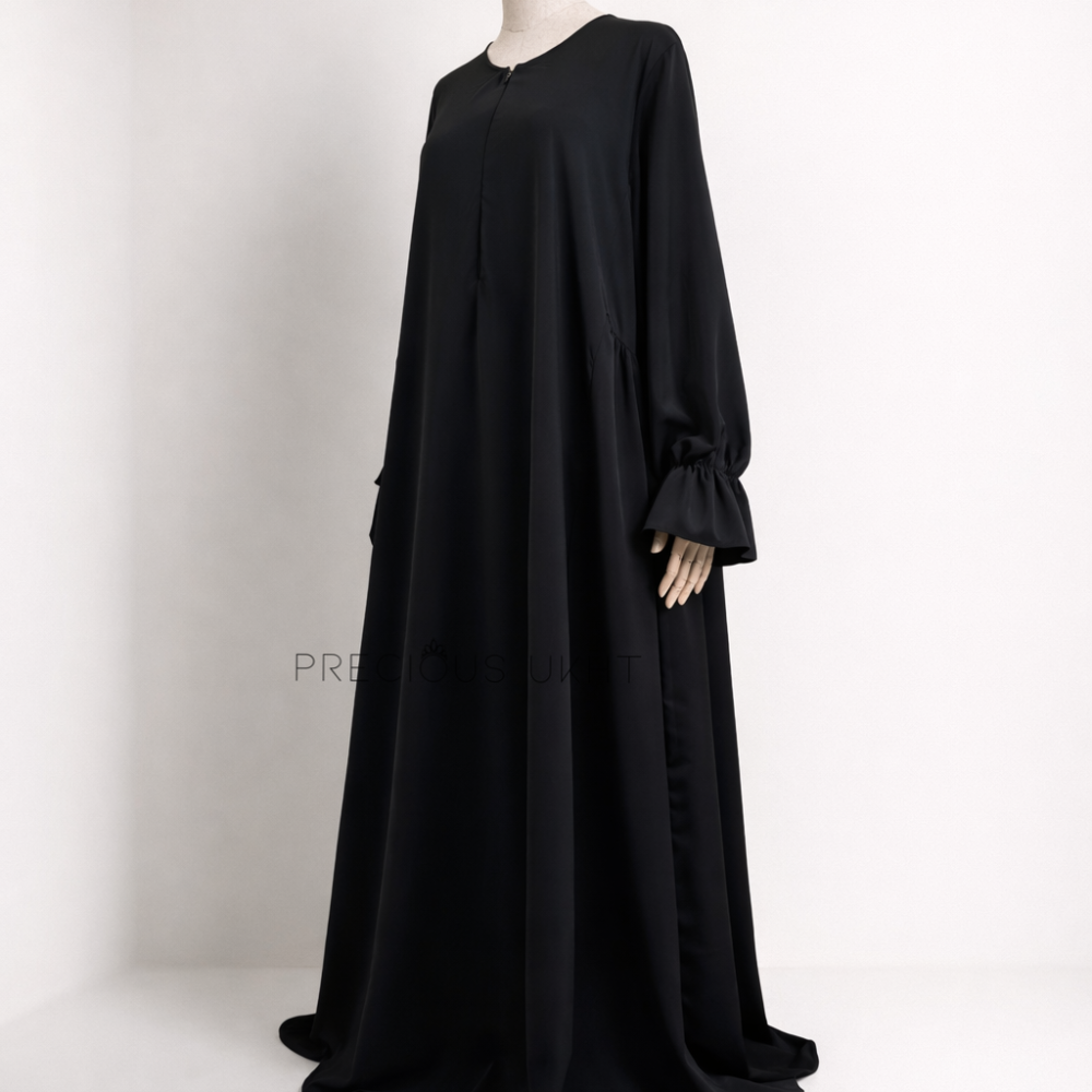 Luxury Nida Sakeenah Abaya 'Black'