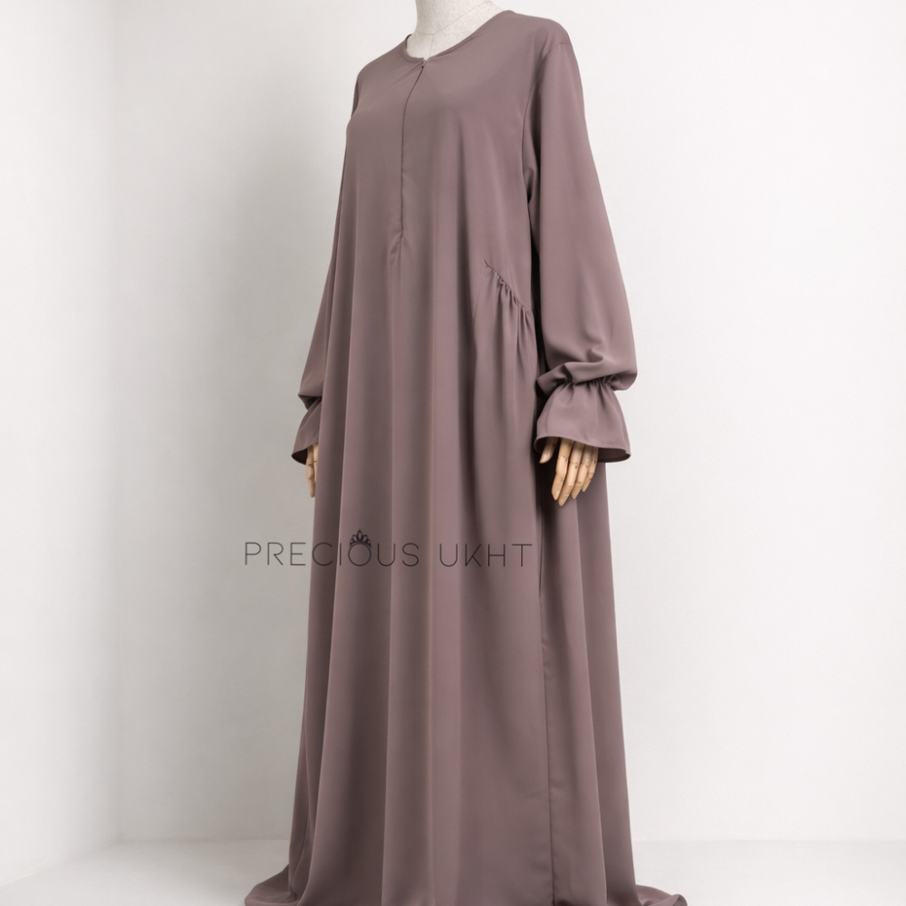 Luxury Nida Sakeenah Abaya 'Mauvie Brown'