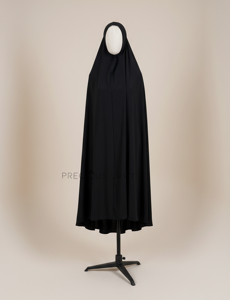 Luxury Extra Long Khimaar 'Black'