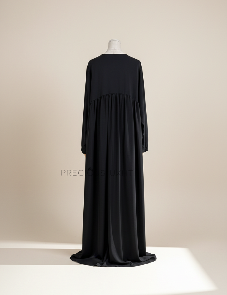 Alternative view of Luxury Soukaina Abaya 'Black'