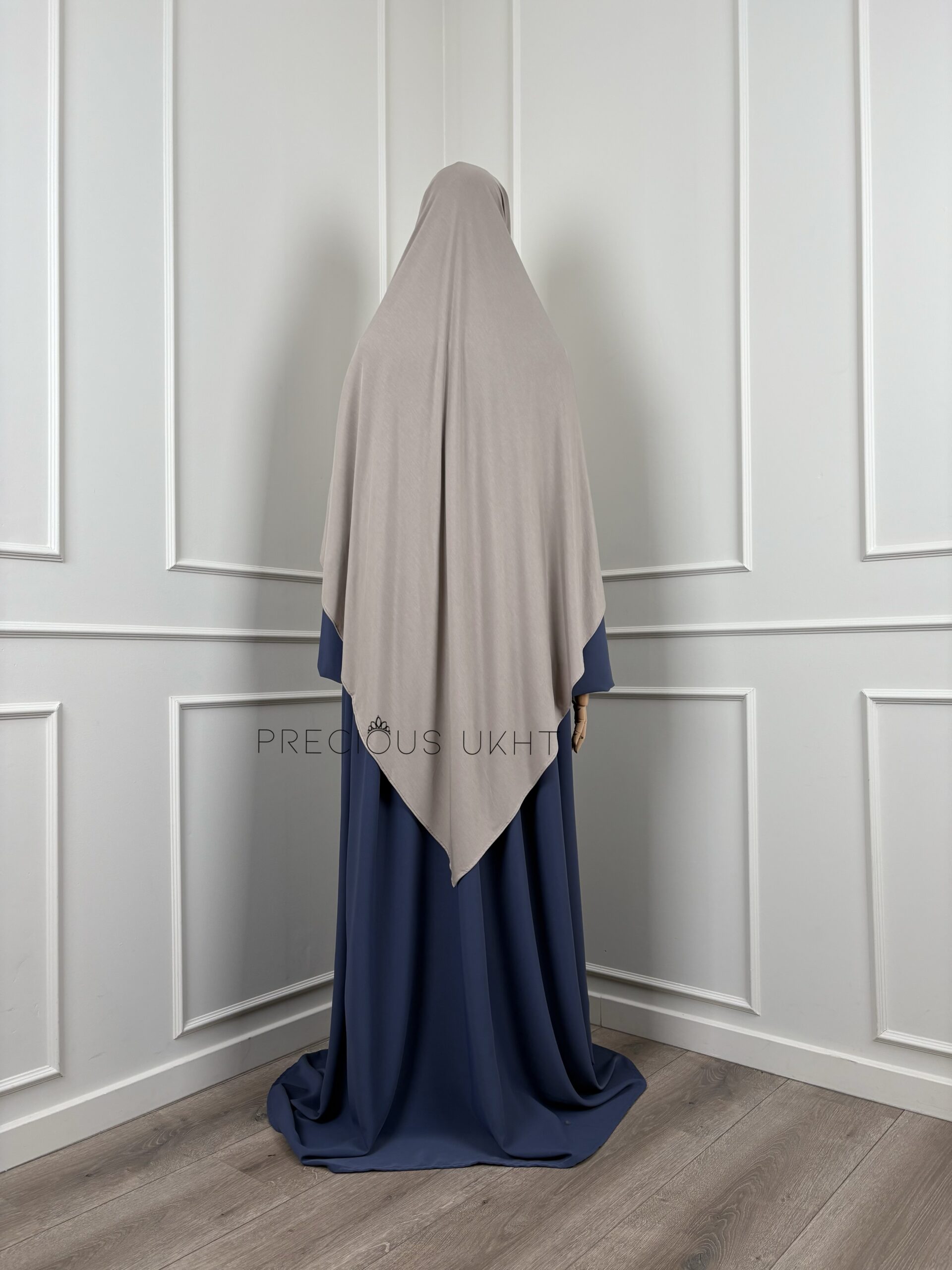 Amira Khimaar Short 'Soft Taupe' (Bamboo Fabric) - Afbeelding 2