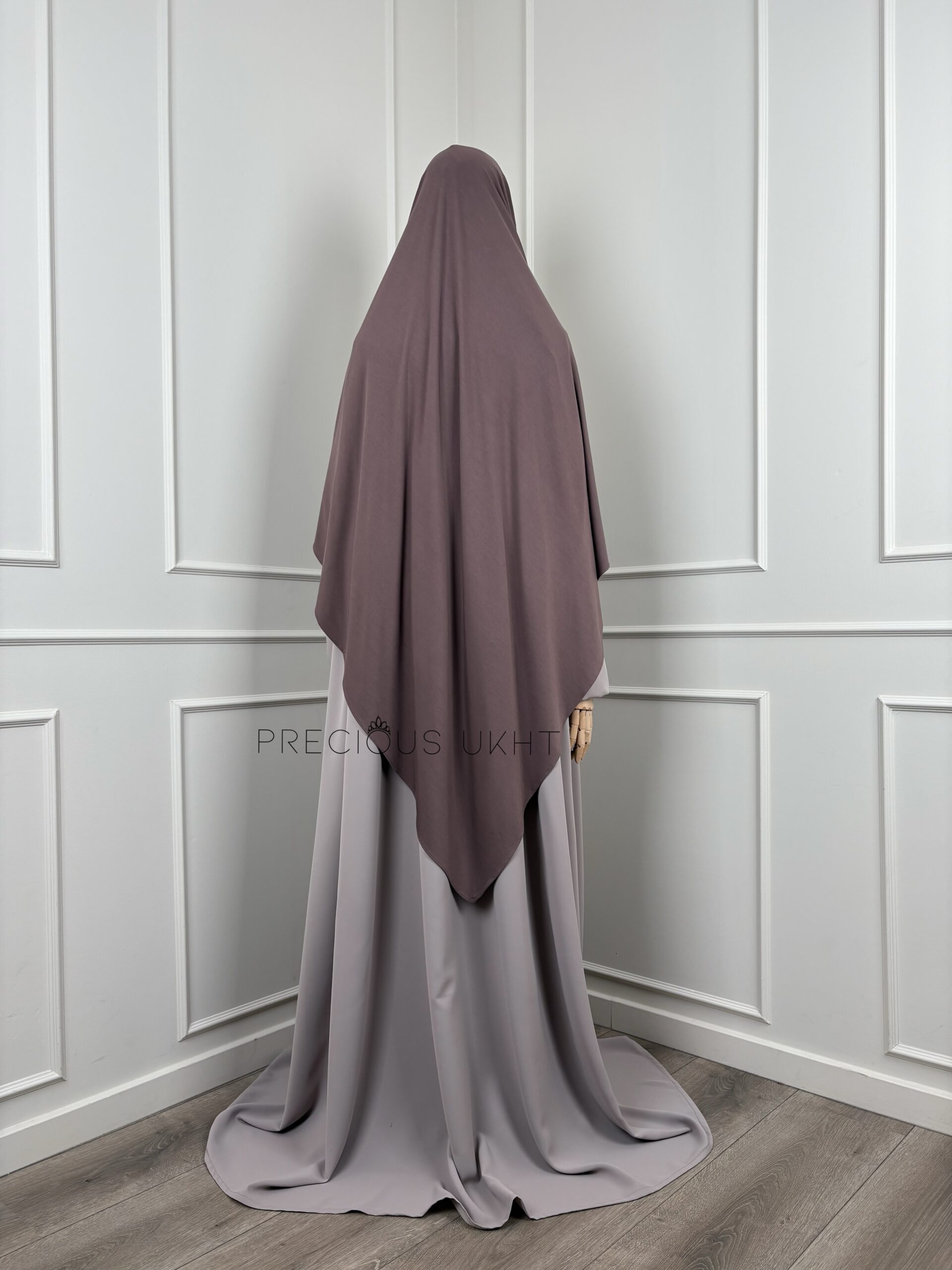 Amira Khimaar Short 'Taupe Rose' (Bamboo Fabric) - Afbeelding 2