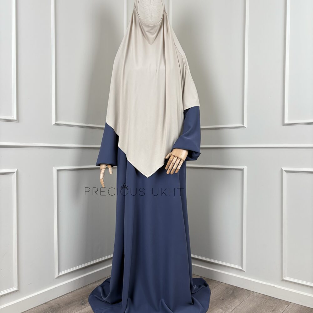 Amira Khimaar Short 'Light Beige' (Bamboo Fabric)
