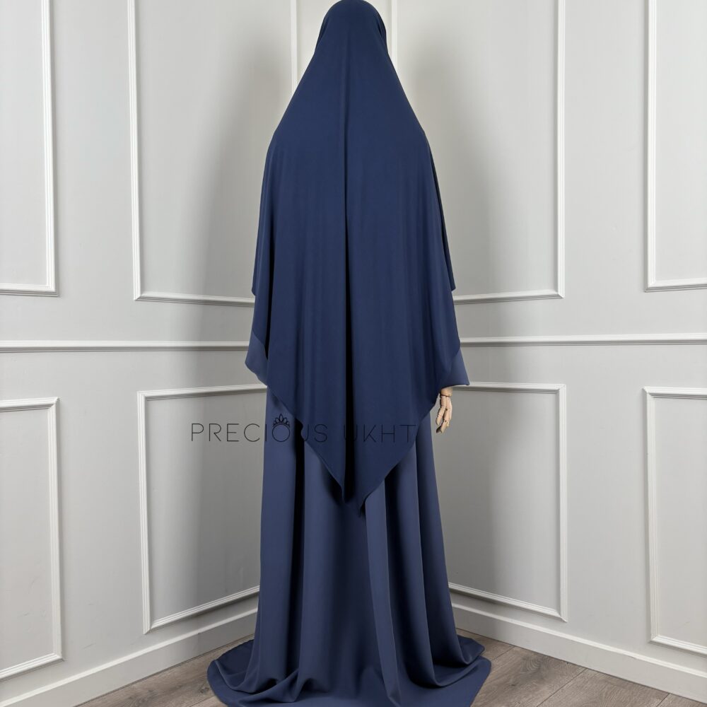 Alternative view of Amira Khimaar Short 'Midnight Blue' (Bamboo Fabric)