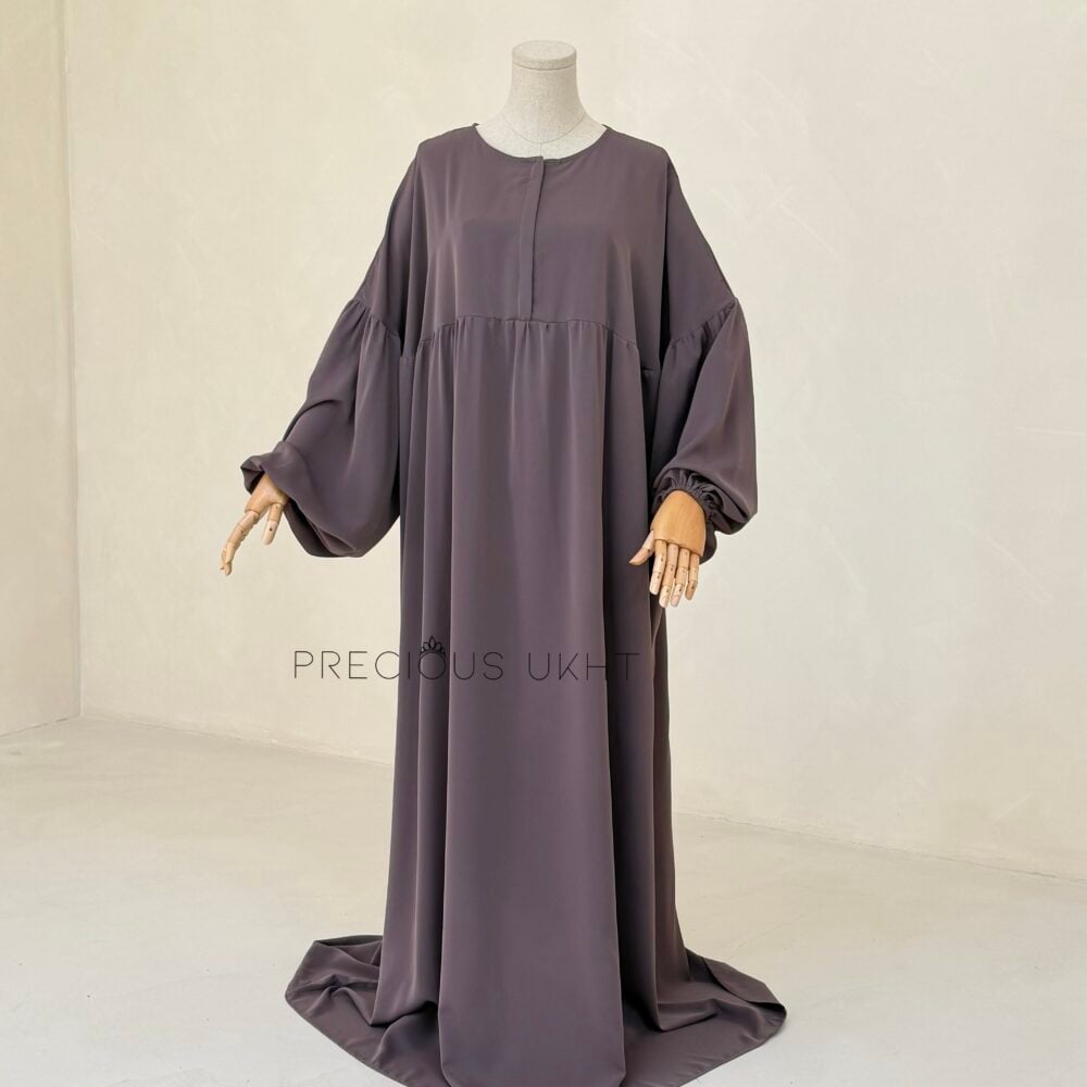 Khaoula Abaya 'Earthy Taupe'