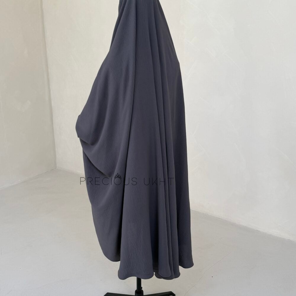 Alternative view of Precious Ukht Extra Long Stretch Khimaar 'Grey'