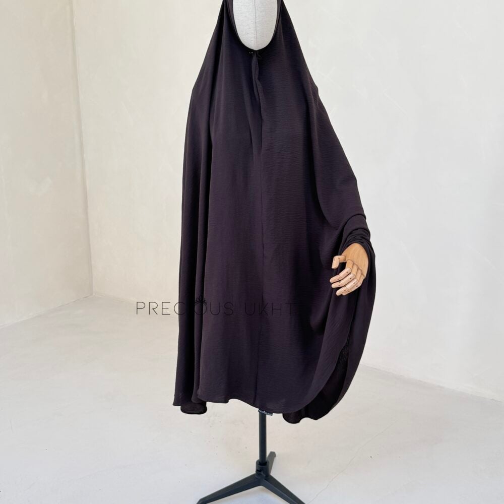 Precious Ukht Extra Long Stretch Khimaar 'Dark Chocolate'
