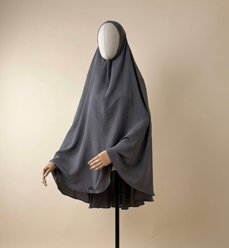 Precious Ukht Medium Stretch Khimaar 'Grey'