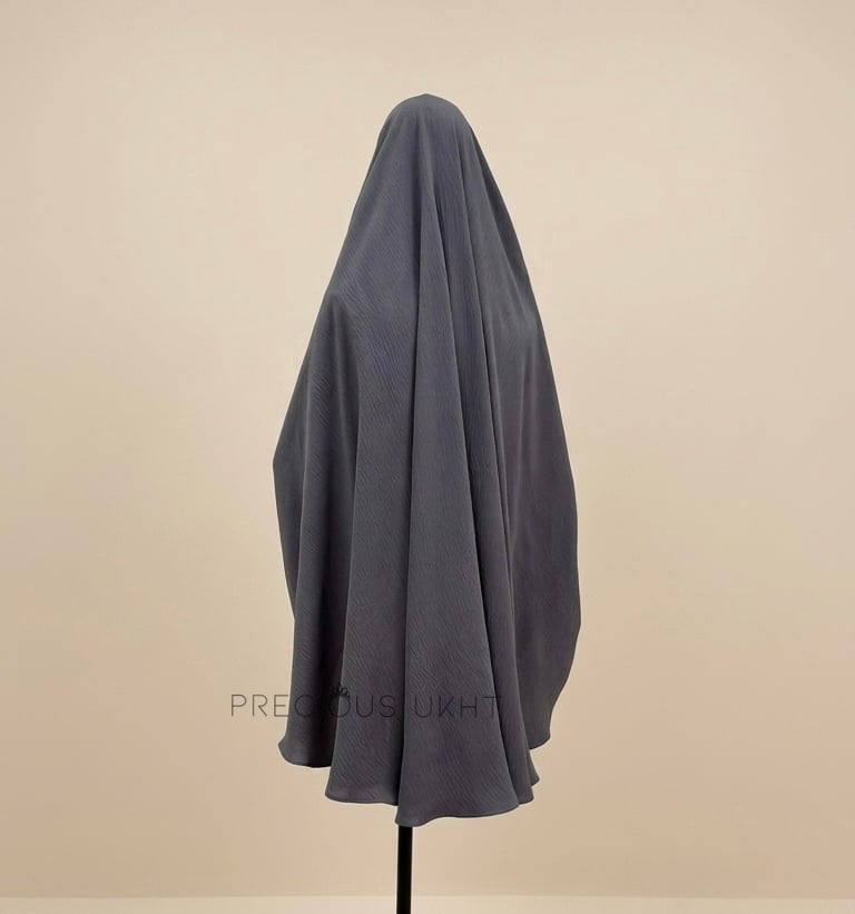 Alternative view of Precious Ukht Medium Stretch Khimaar 'Grey'