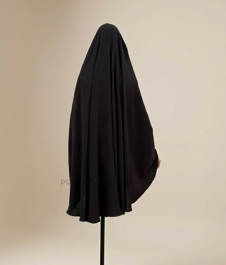 Alternative view of Precious Ukht Medium Stretch Khimaar 'Dark Chocolate'