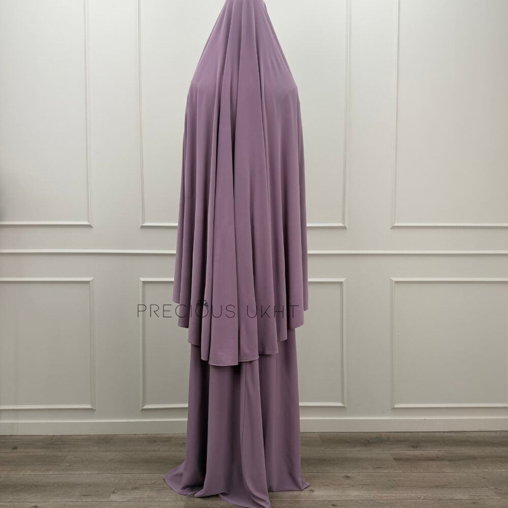 Alternative view of Premium Jersey Medium Khimaar & Rok 'Lila'