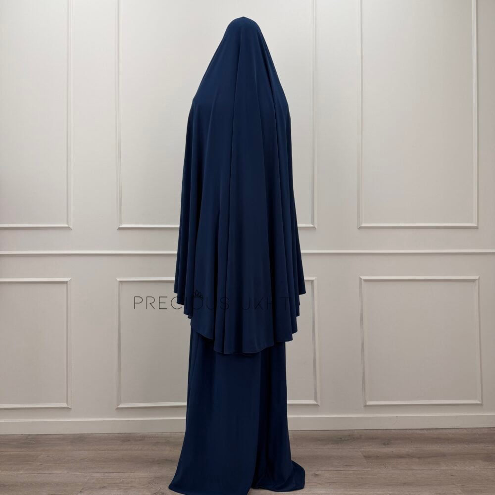 Alternative view of Premium Jersey Medium Khimaar & Rok 'Navy Blue'