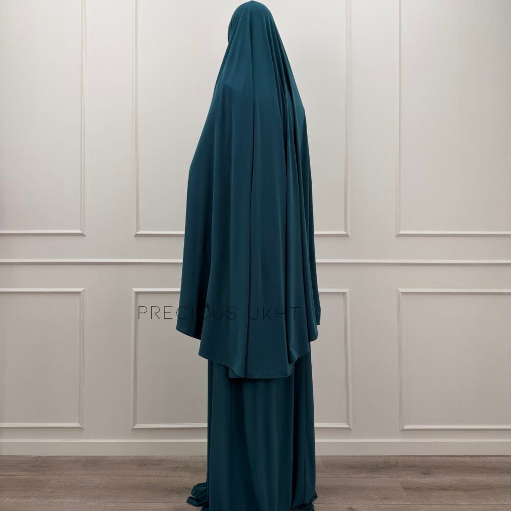Alternative view of Premium Jersey Medium Khimaar & Rok 'Teal'