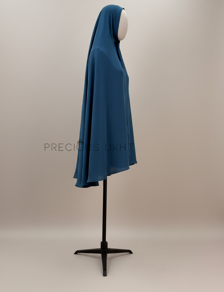 Oemayrah Medium Khimaar ‘Midnight Teal'