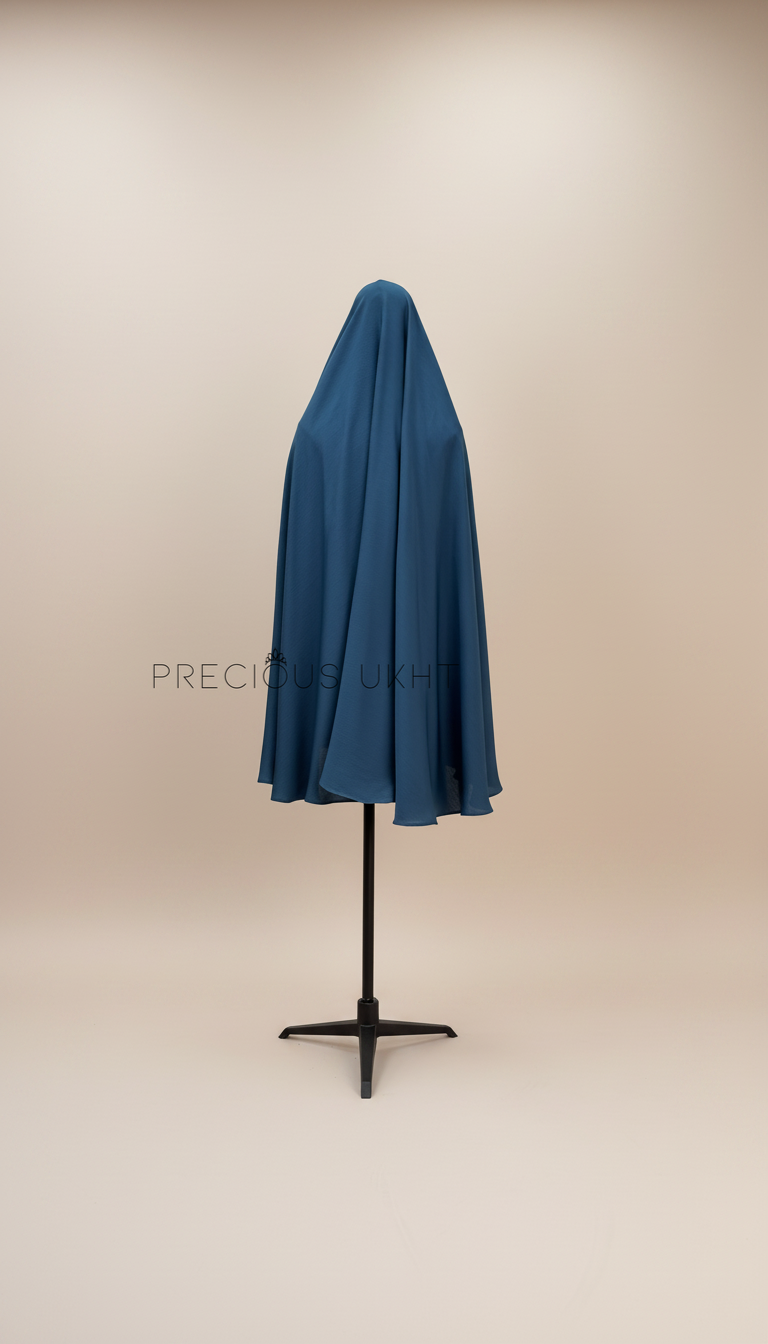 Oemayrah Medium Khimaar ‘Midnight Teal' - Afbeelding 2