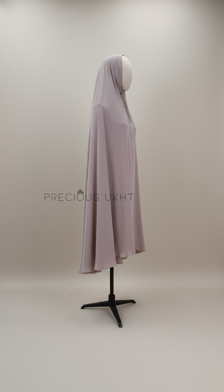 Oemayrah Extra Long Khimaar 'Nude Rose'