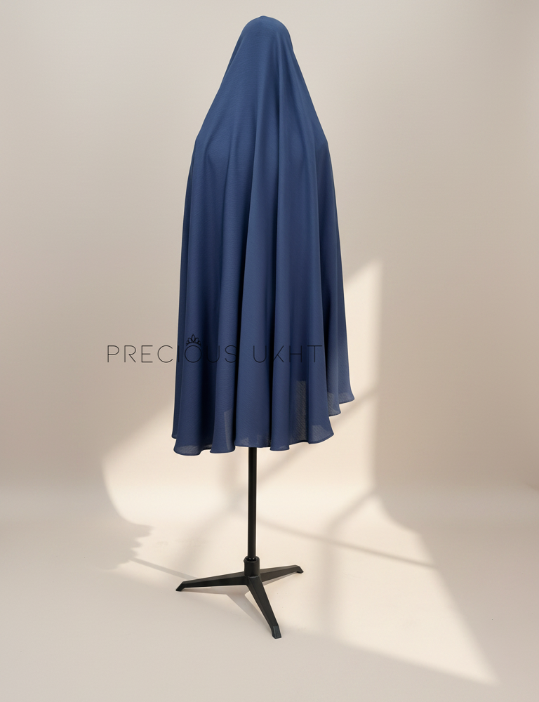 Alternative view of Oemayrah Medium Khimaar ‘Grey Blue'