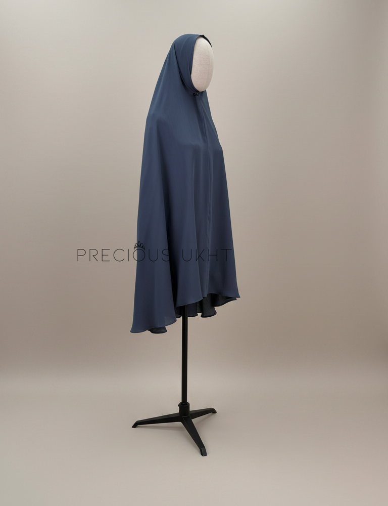 Oemayrah Medium Khimaar ‘Navy Grey'