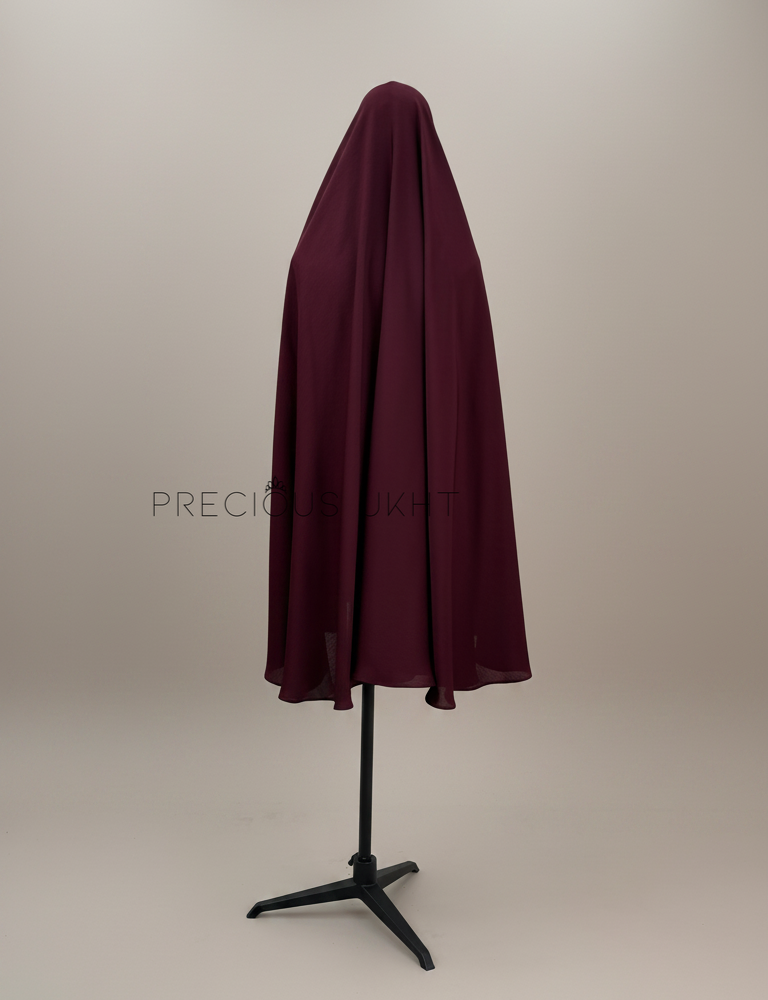 Alternative view of Oemayrah Medium Khimaar ‘Plum'