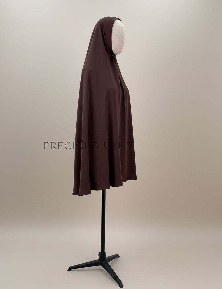 Oemayrah Medium Khimaar ‘Dark Brown'