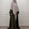 Amira Khimaar Long 'Taupe' (Bamboo Fabric)