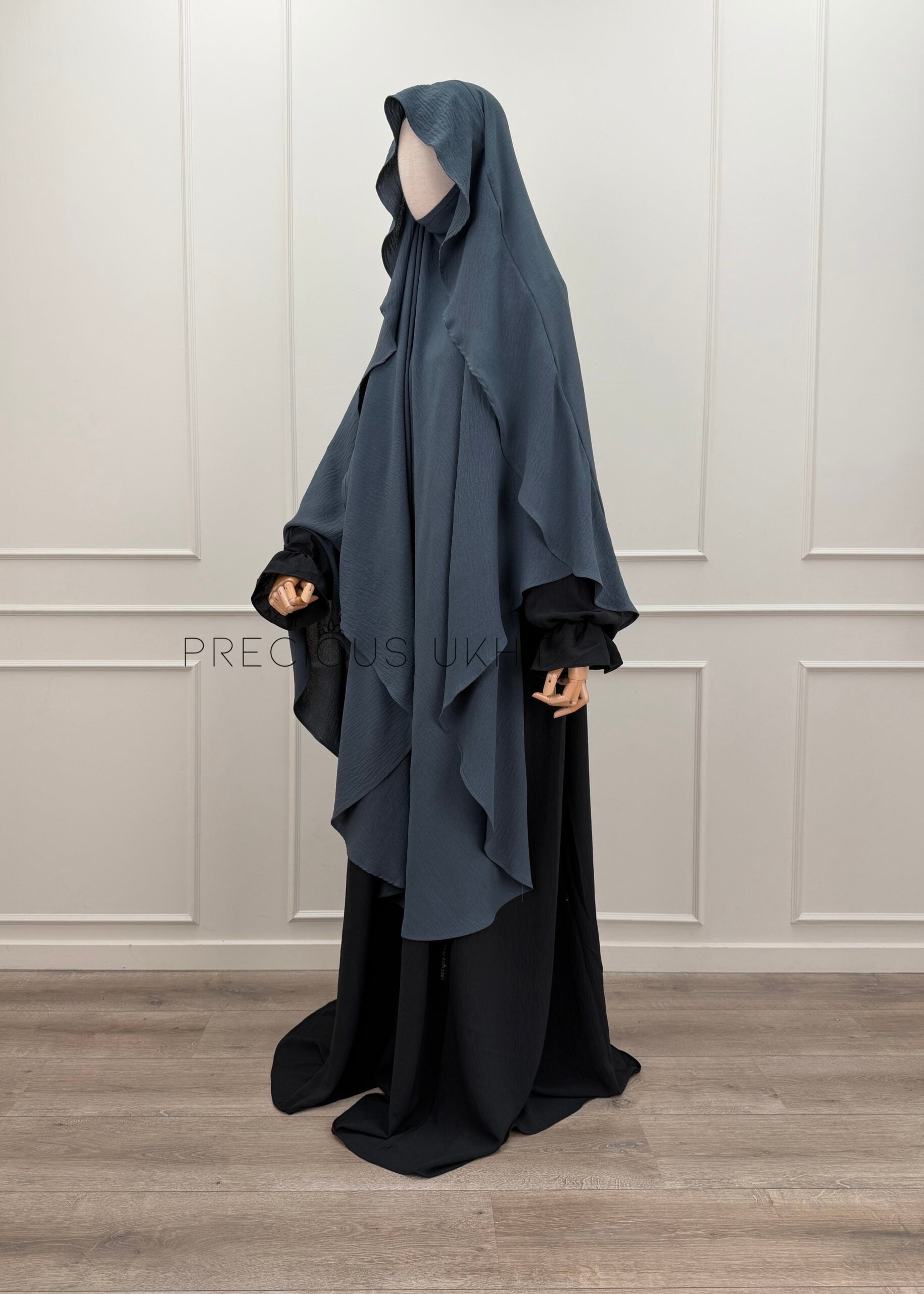 Tieback Khimaar Indonesia 'Dark Grey'