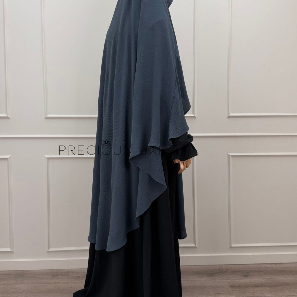 Alternative view of Tieback Khimaar Indonesia 'Dark Grey'