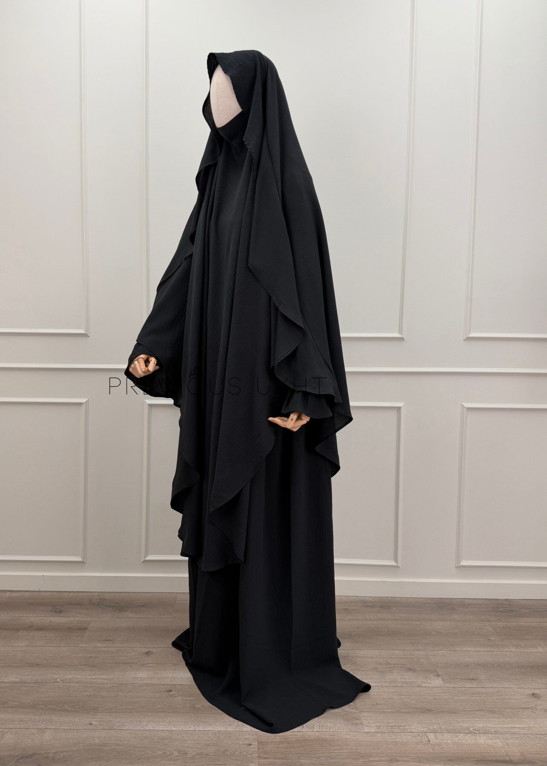 Tieback Khimaar Indonesia 'Black'
