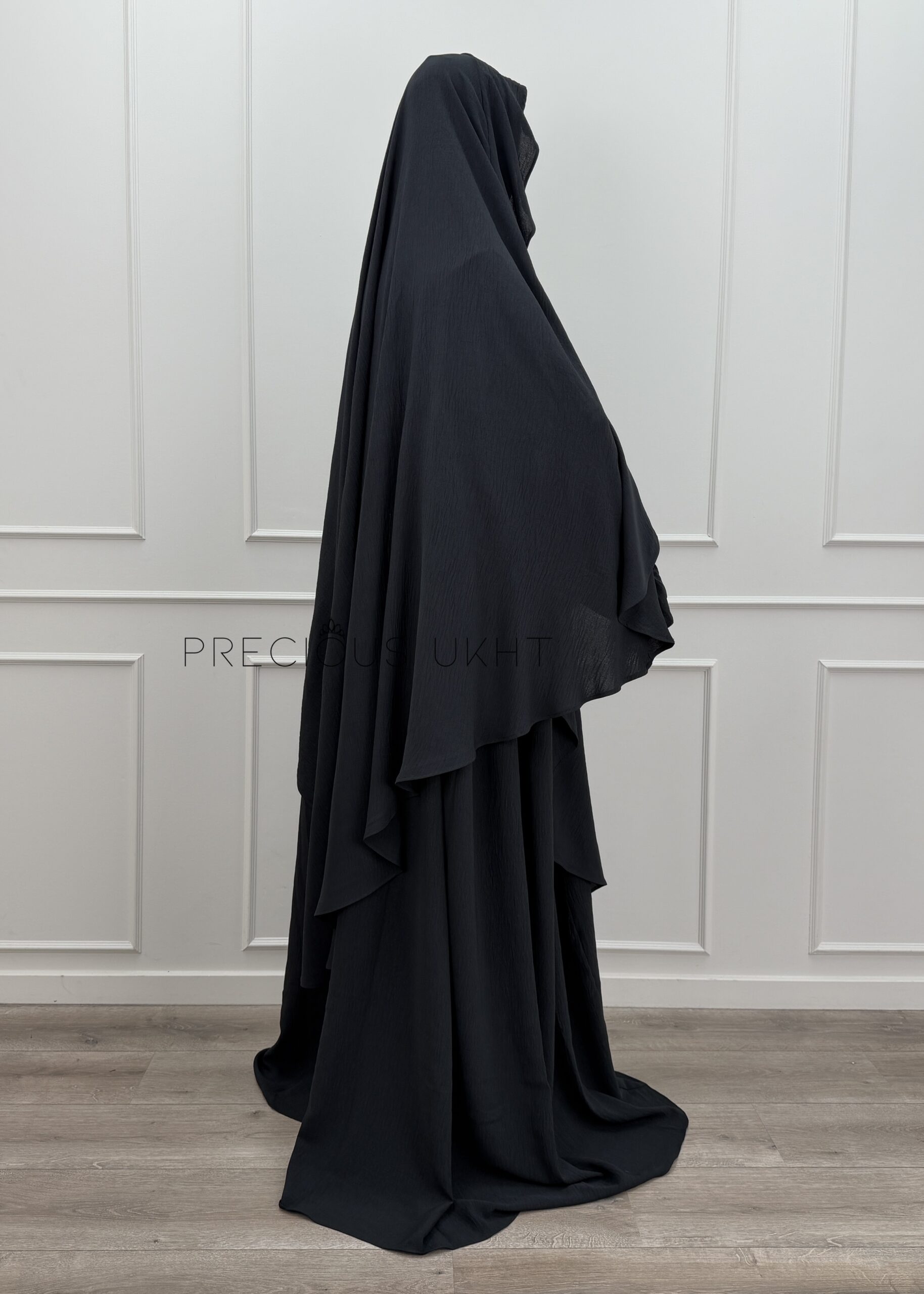 Tieback Khimaar Indonesia 'Black' - Afbeelding 2