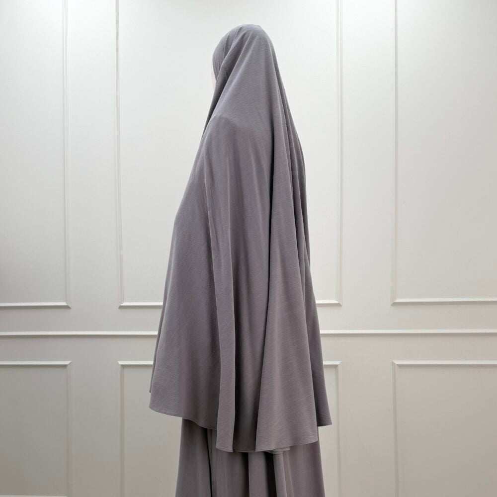 Alternative view of Saba Khimaar 'Gravel Taupe'