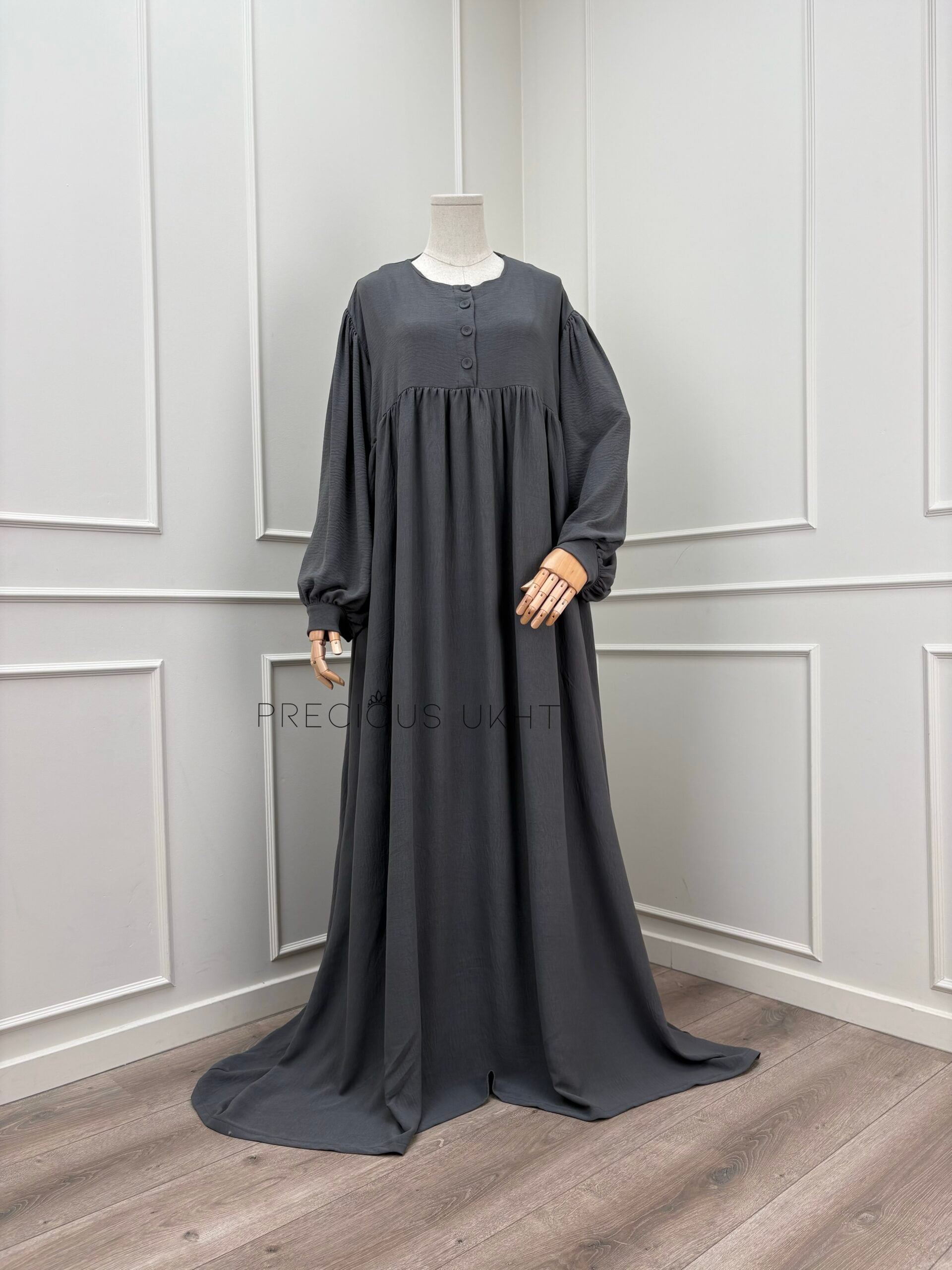 Stretch Abaya Youssra 'Grey’