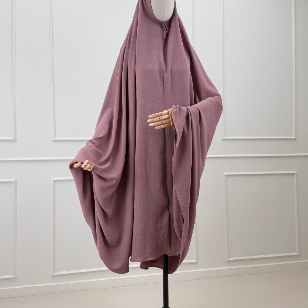 Precious Ukht Extra Long Stretch Khimaar 'Dusty Mauve'
