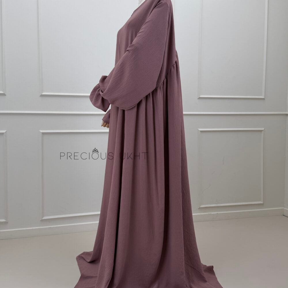 Alternative view of Sakeenah Stretch Abaya 'Dusty Mauve'