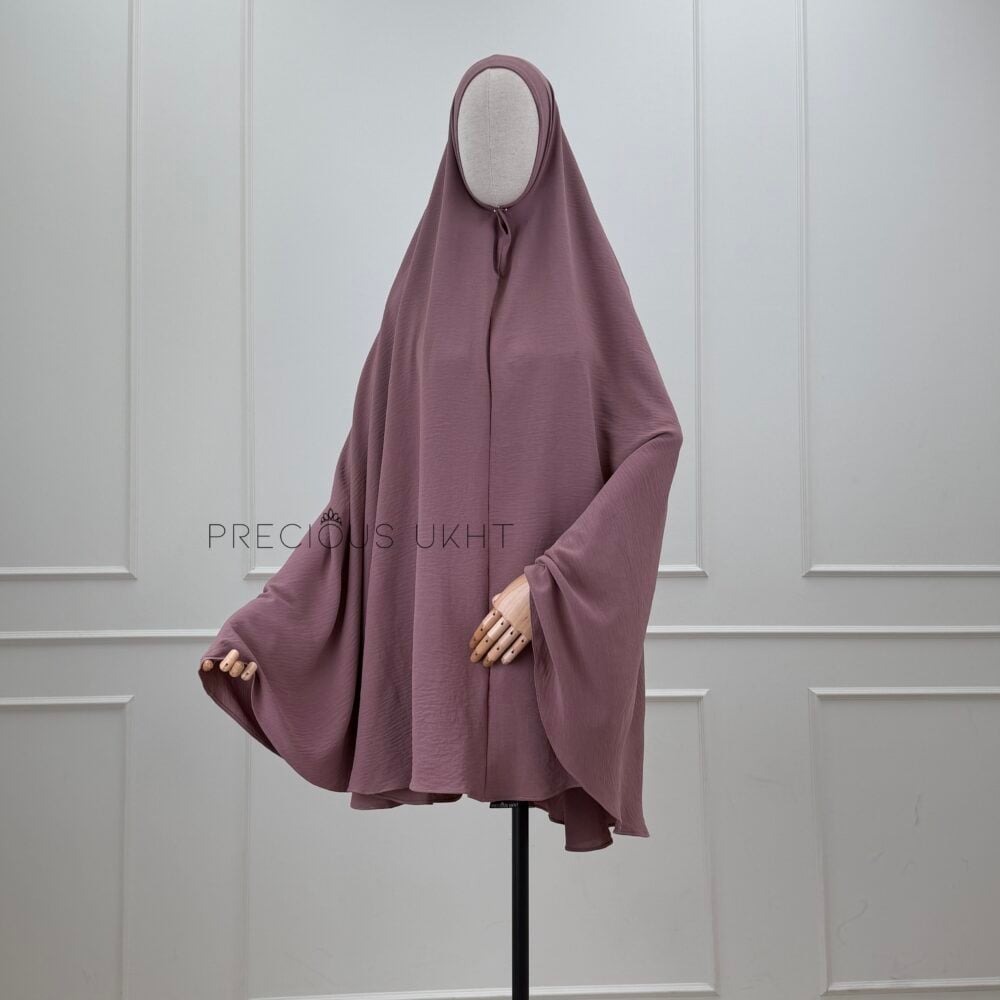 Precious Ukht Medium Stretch Khimaar 'Dusty Mauve'