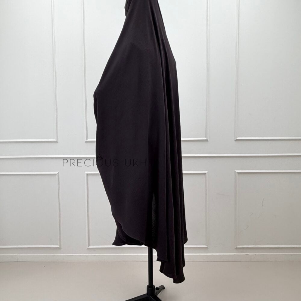 Alternative view of Precious Ukht Tieback Extra Long Stretch Khimaar 'Dark Chocolate’