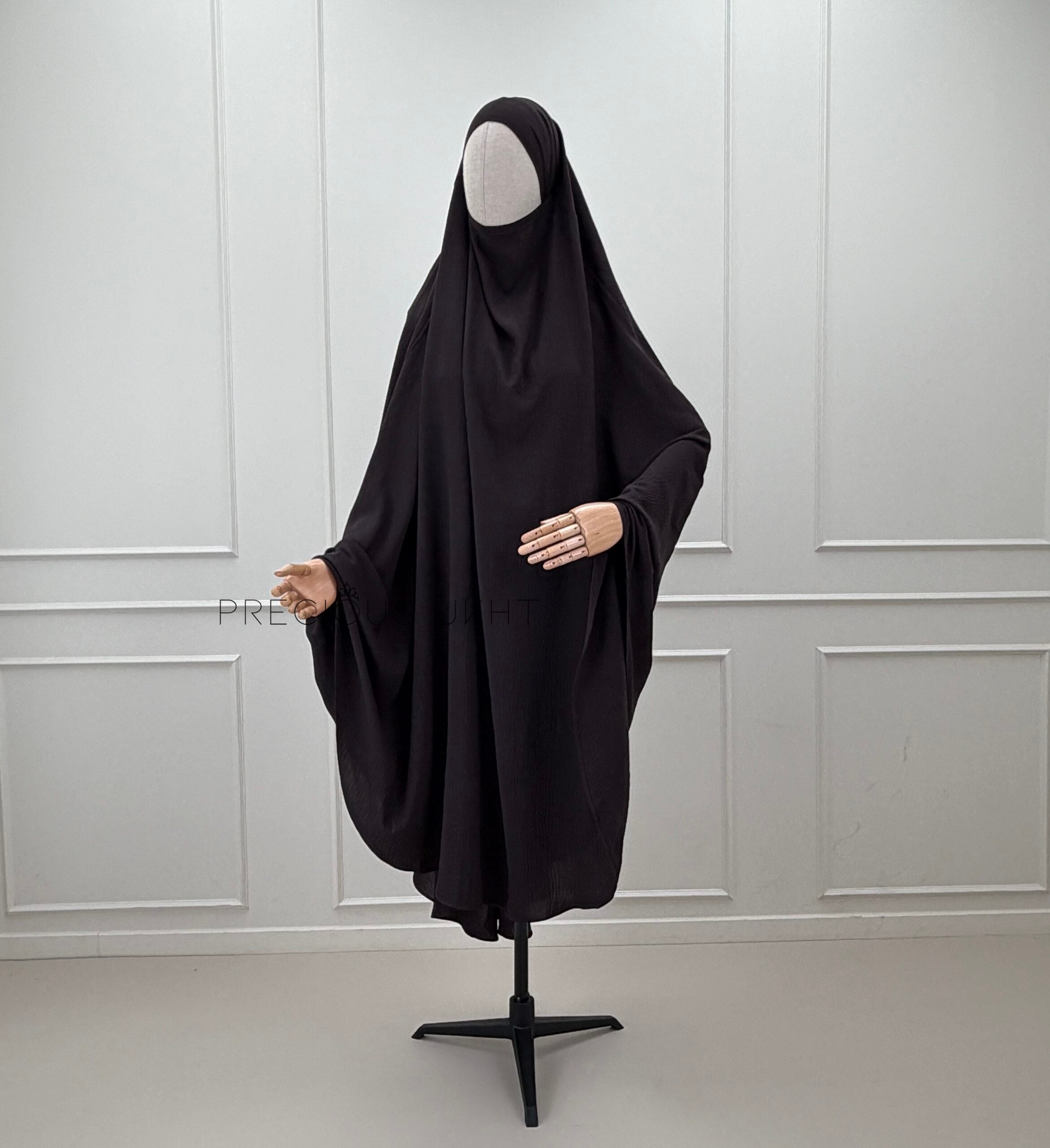 Precious Ukht Tieback Extra Long Stretch Khimaar 'Dark Chocolate’