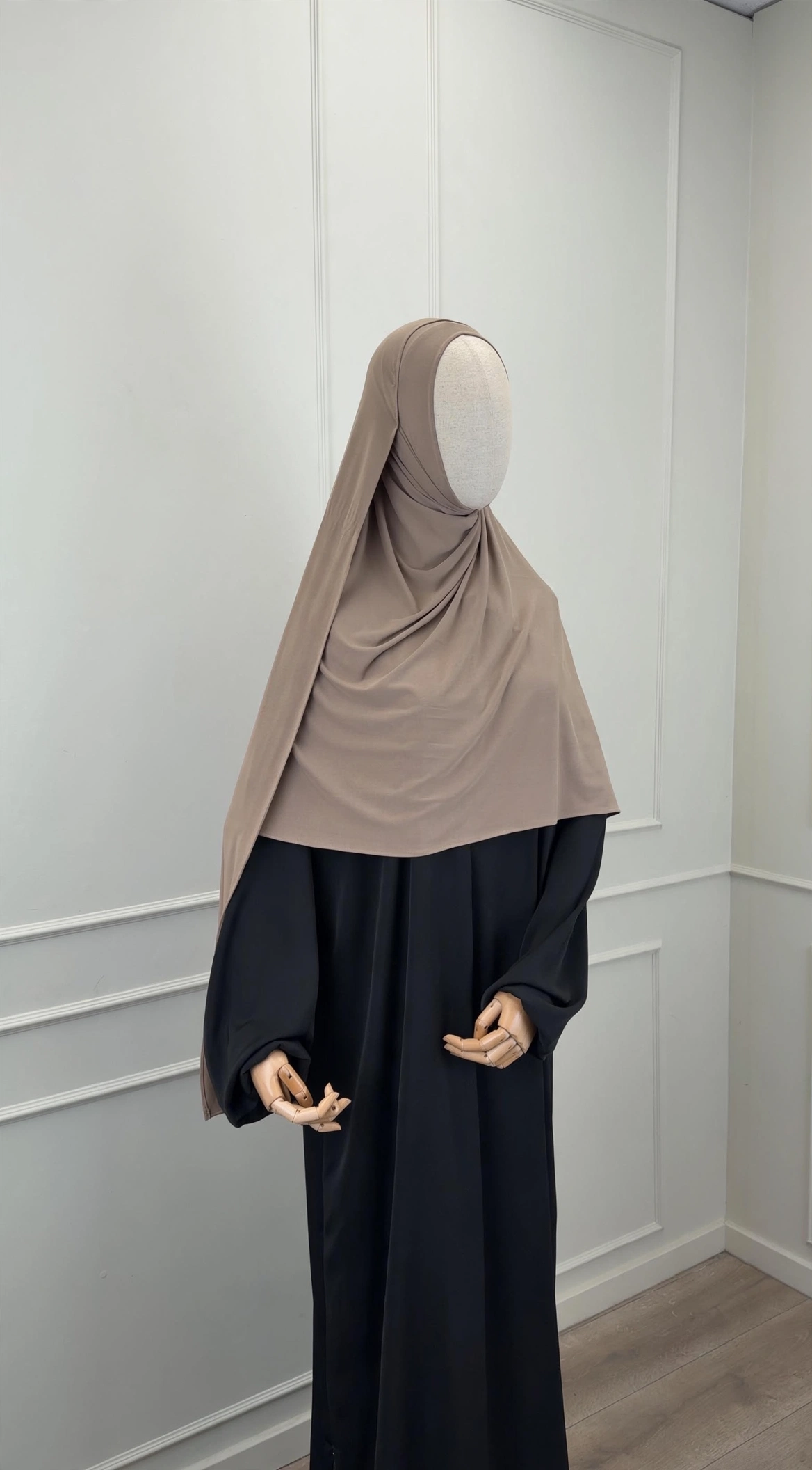 XXL Breathable Scarf 'Light Taupe'