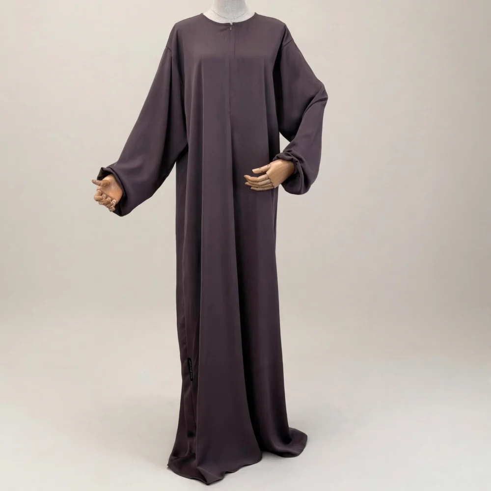 Wissam Abaya 'Mulberry Brown’