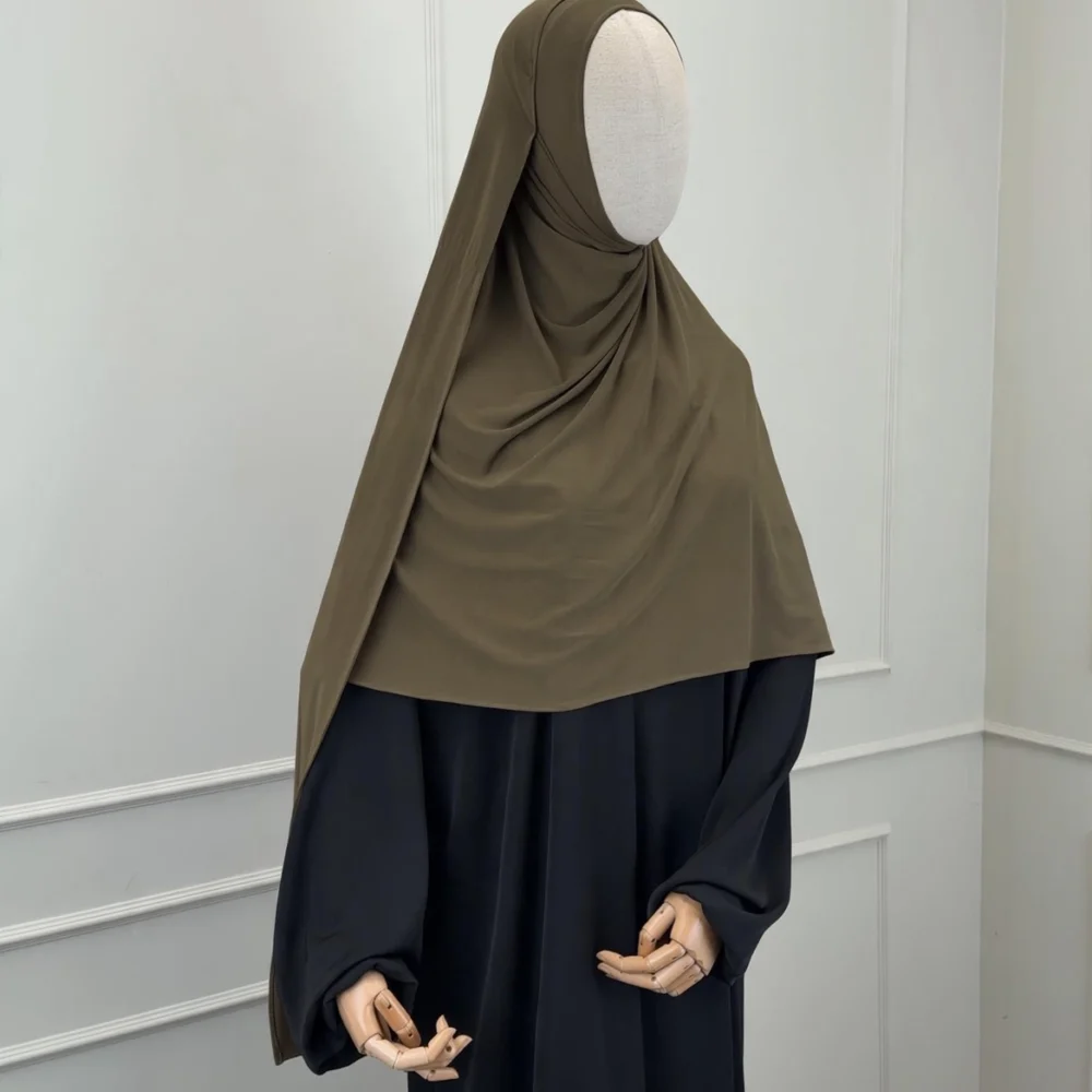 XXL Breathable Scarf 'Soft Umber’