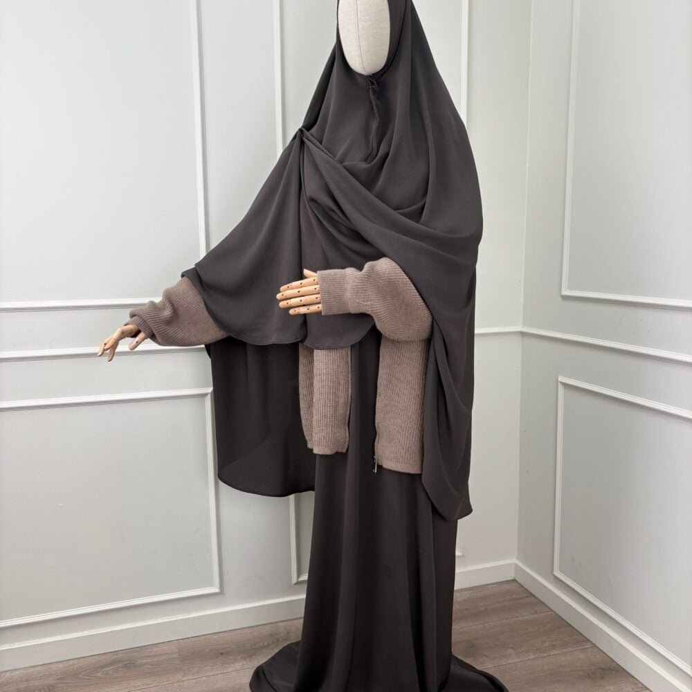Nesrine Vest 'Taupe' - Afbeelding 4